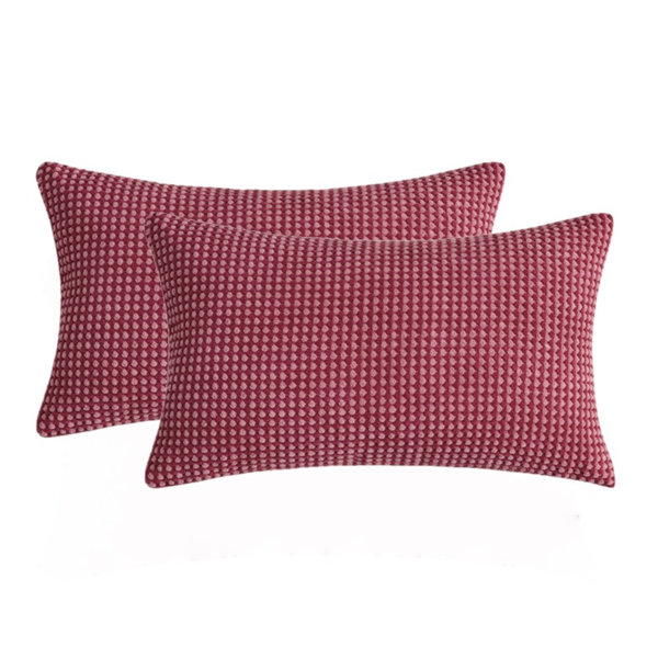 Ebern Designs Houndstooth Pillow Cover Wayfair